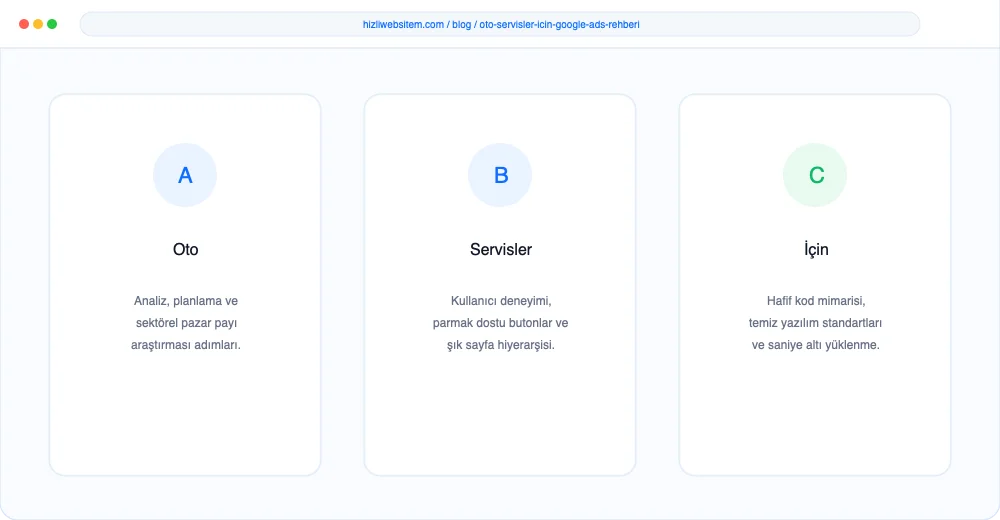 Oto Servisler İçin Google Ads Rehberi - Görsel 5: Güvenli Sipariş Ödeme Arayüzü
