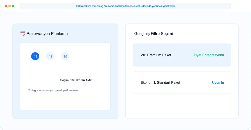Reklama Başlamadan Önce Web Sitesinde Yapılması Gerekenler - Görsel 5: Güvenli Sipariş Ödeme Arayüzü